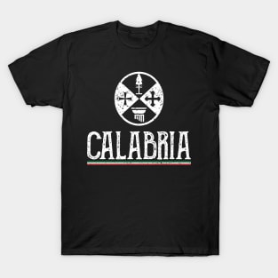 Love Calabria Flag Calabrese Pride T-Shirt